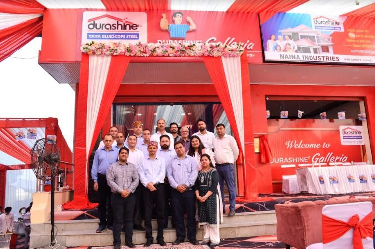 Tata BlueScope Steel launches Durashine Galleria in Ner Chowk (Mandi) Himachal Pradesh