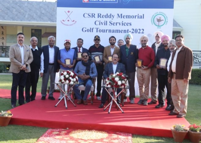 C.S.R. Reddy Memorial Civil Services Golf Meet–2022 organized by the Chandigarh Golf Association