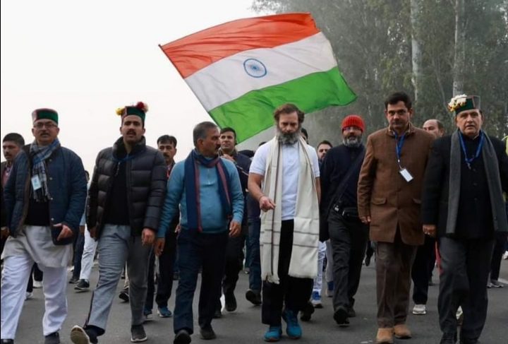 Rousing reception given to Rahul’s Bharat Jodo Yatra in Himachal