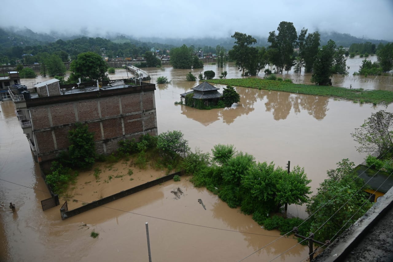 Himachal Pradesh’s Balh Valley Witnessing Flood-Like Situation; Statewide Heavy Rains to Continue Till Aug 14