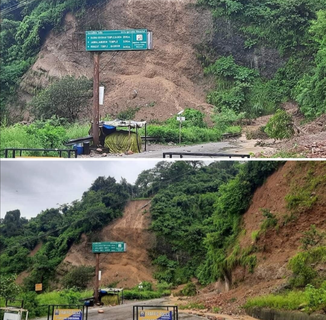 Dharamsala’s road connectivity cut off, heavy rain predicted for next 24 hours