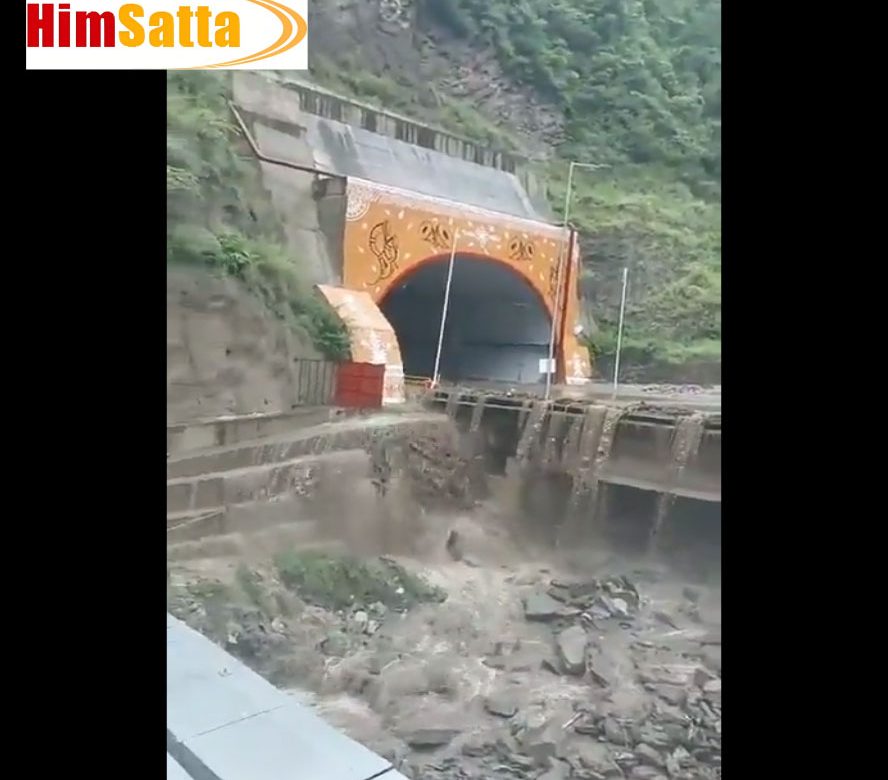 Flash Floods Wreak Havoc in Himachal Pradesh, Cause Severe Damage to Roads and Tunnels