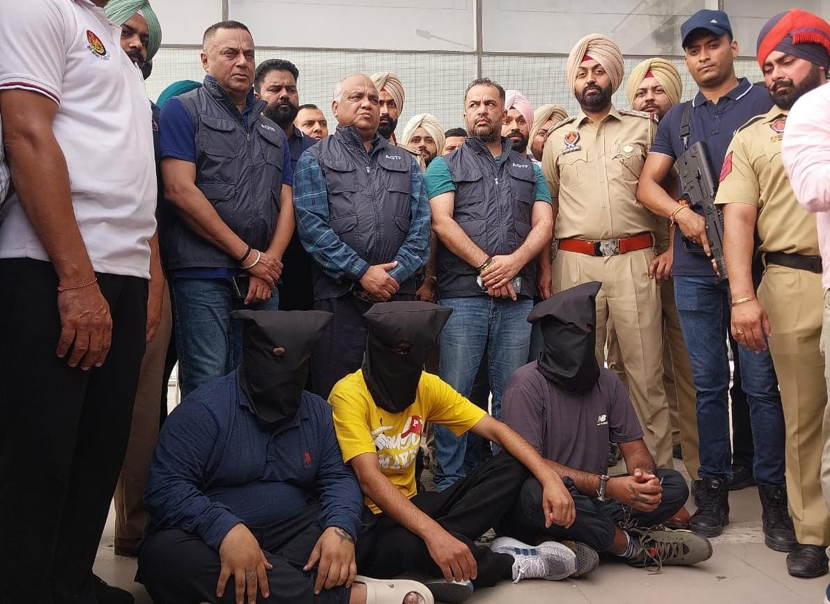 Punjab police arrested three key shooters of Notorious Gangster Sonu Khatri