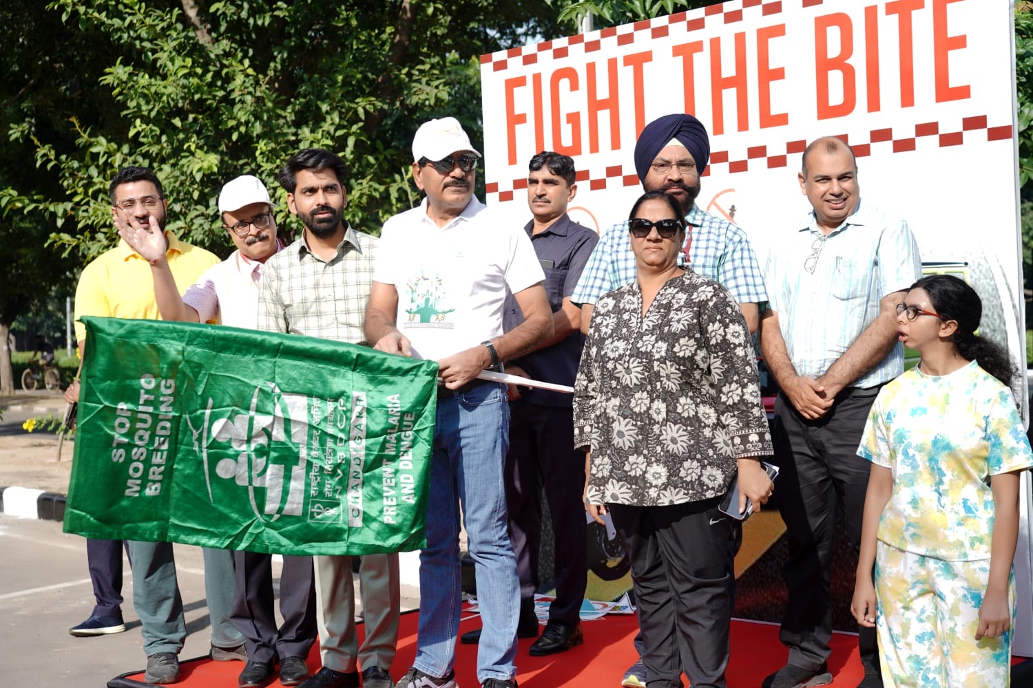Chandigarh Takes Lead in Anti-Dengue Campaign with Bike-Car Rally