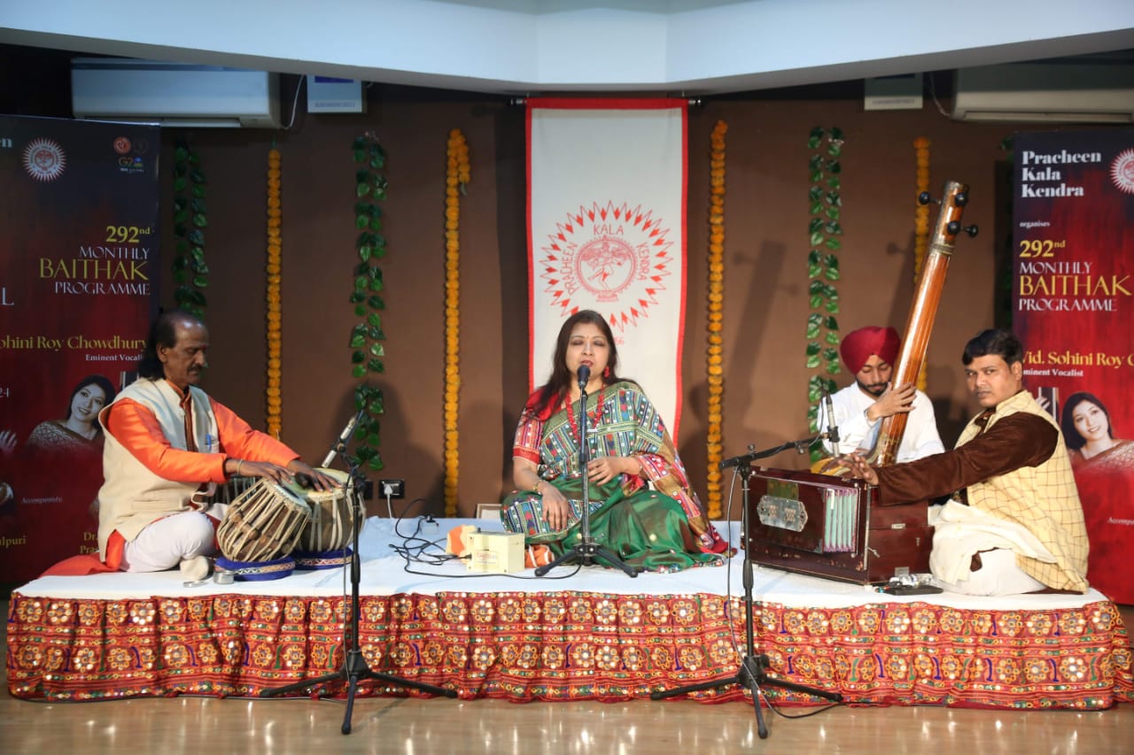 Celebrity classical vocalist Sohini Roy Chowdhury regales music lovers at PKK monthly ‘baithak’