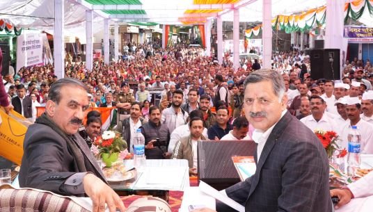 CM Sukhvinder Singh Sukhu Unveils Development Projects, Addresses Political Concerns in Himachal Pradesh