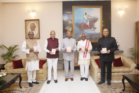 Former President of India Launches Eighth Edition of “Gita Acharan: A Beginner’s Perspective