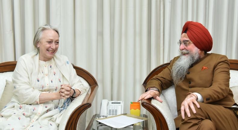 British Deputy High Commissioner Caroline Rowett Meets Punjab Speaker Kultar Singh Sandhwan to Discuss Trade and Cooperation