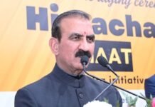 Chief Minister lays foundation stone of ‘Himachal Haat’ near Lift in Shimla
