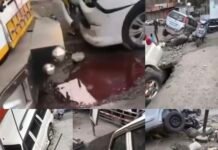 मल्याणा में तेज रफ्तार ट्रक बेकाबू, सड़क किनारे खड़ी गाड़ियों को रौंदा