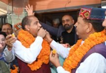 नगर निकाय चुनावों में भाजपा की ऐतिहासिक जीत जनता के विश्वास की जीत: डॉ. राजीव बिंदल
