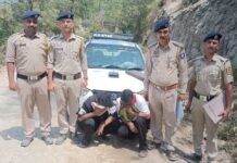 Dehra Police Crack Down on Drug Trafficking; Two Held with 883 Grams of Charas