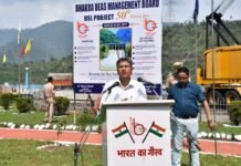 BSL Project Marks 50 Years: BBMB Unveils Modernisation Drive at Pandoh Dam, Reaffirms Commitment to Water Security
